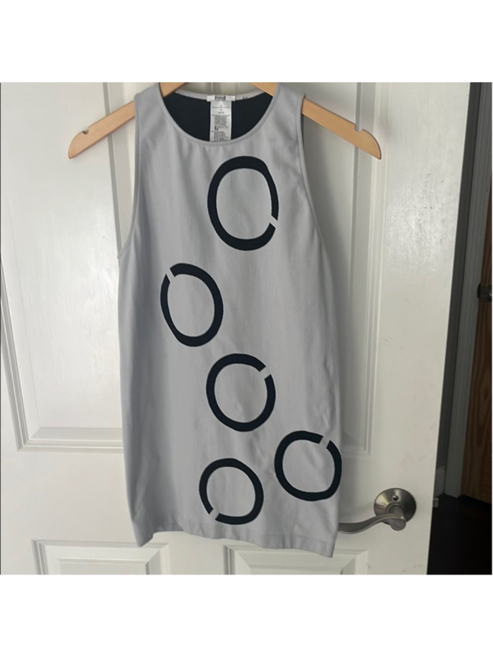 Wolford Silver bodycon Camisole Halter Neck Sleeveless size medium